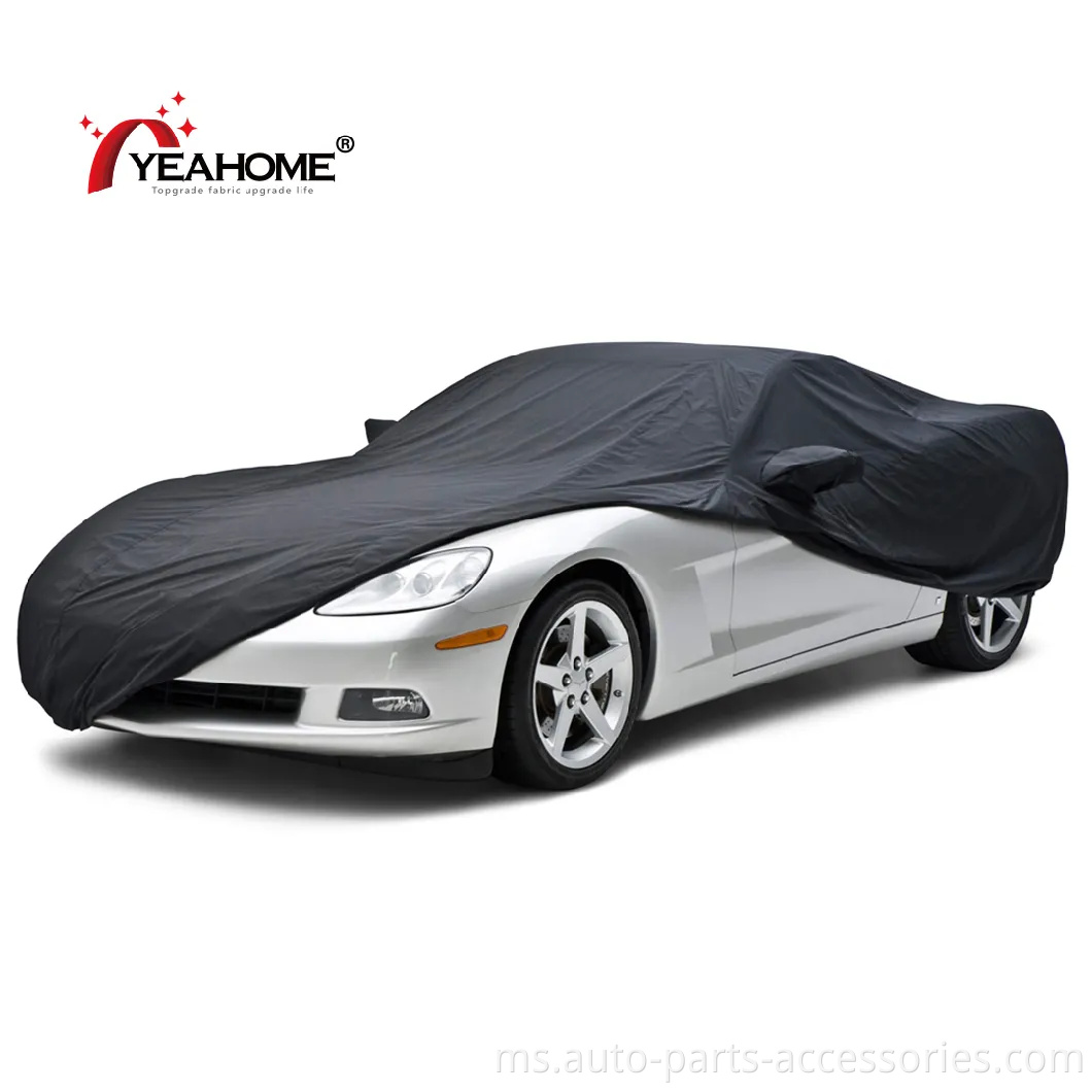 Kualiti teratas meliputi PU Coating Bahan Elastic Waterproof Debu-Proof Auto Car Cover